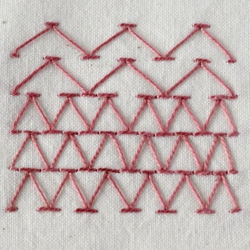 Chevron Stitch Filling small image