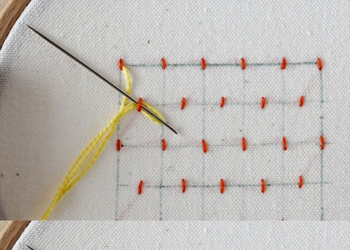 How to embroider Cloud Filling Stitch Step 4 image
