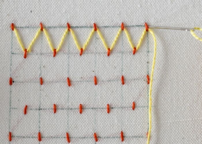 How to make Cloud Filling Stitch Step 5 image