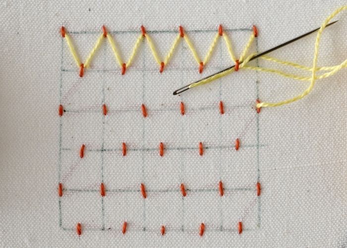 Cloud Filling Stitch Step 6 image