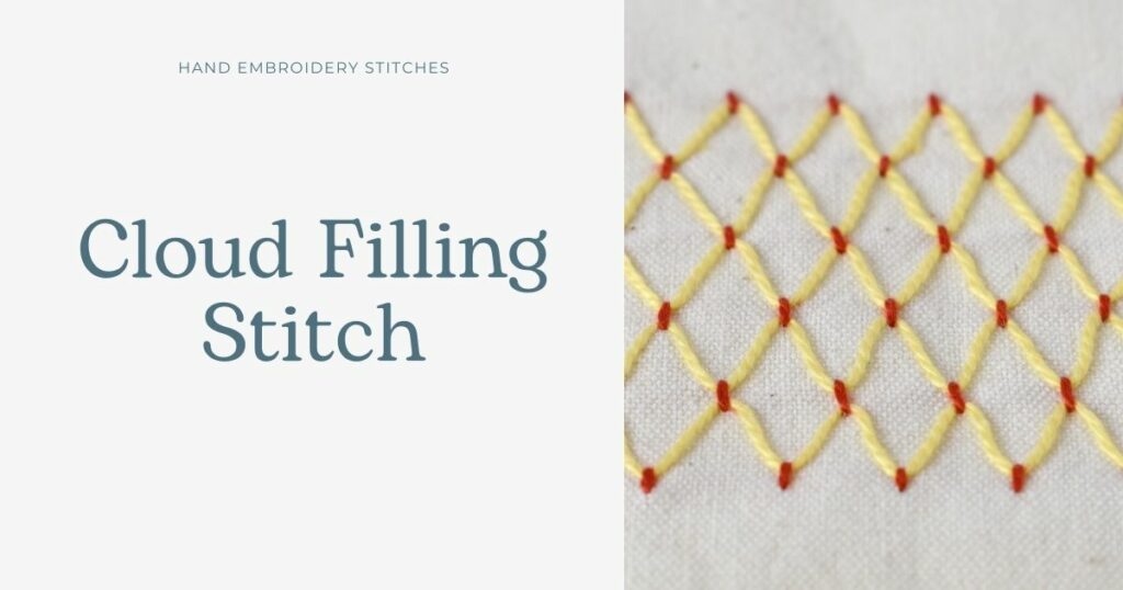 Cloud Filling Stitch embroidery tutorial cover image