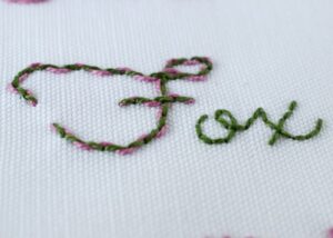 Script Stitching Stitches For Script Lettering - Basic to Fancy + Sampler & Tutorial