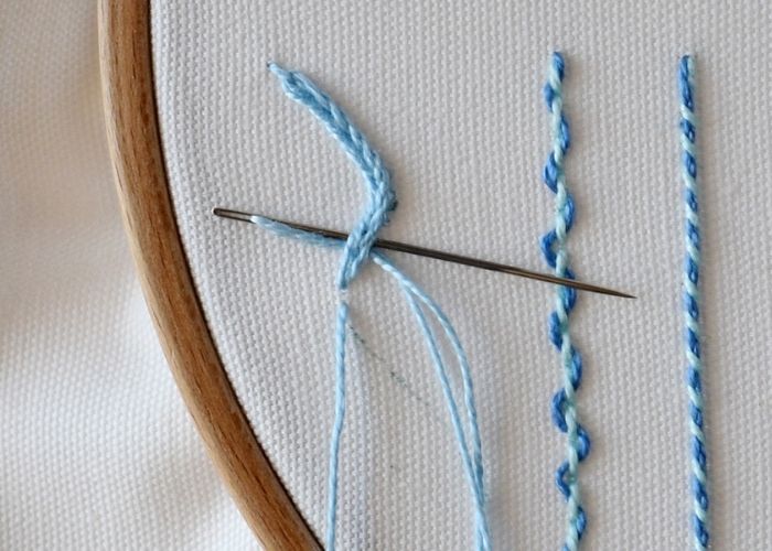 Heavy Chain Stitch wip image