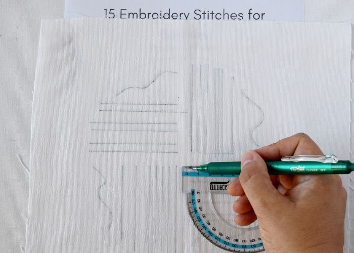 Pattern transfer with friction pen image