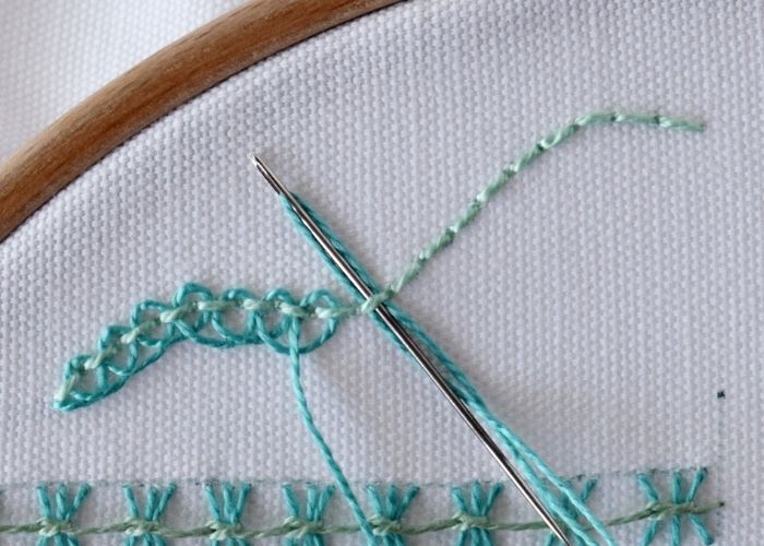 Pekinese Stitch border step 2 image