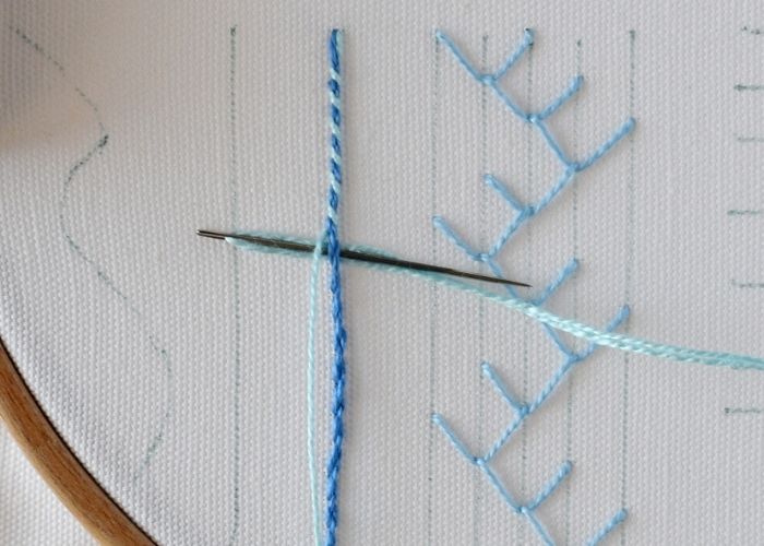 Whipped Stem Stitch step 2 image