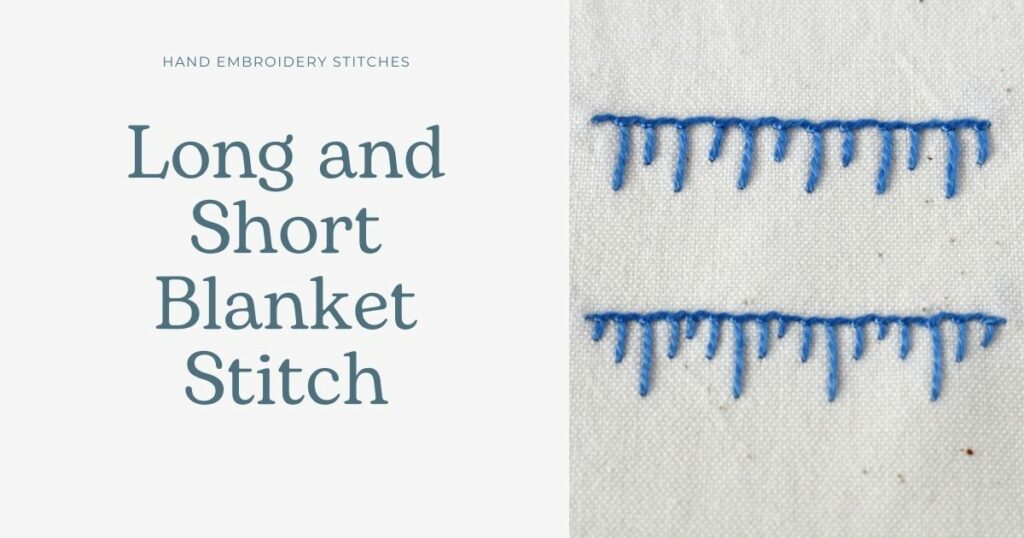 Immagine di copertina del tutorial per il ricamo a punto coperta lungo e corto