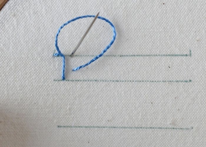 Tutorial per il ricamo del punto coperta lungo e corto passo2 immagine