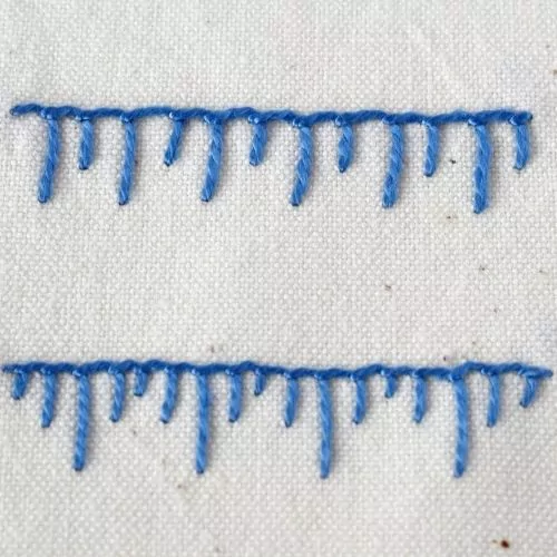 Long and Short Blanket Stitch small image
