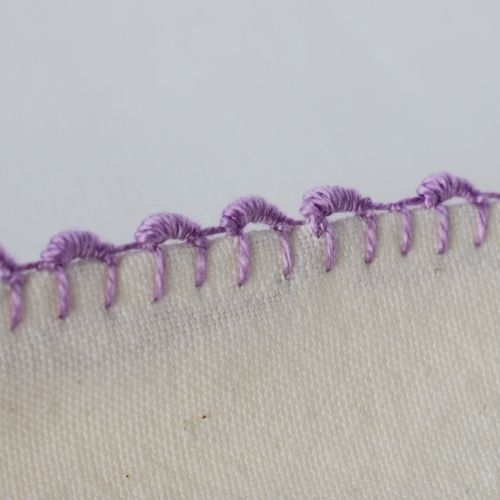 Bullion Picot Buttonhole Edging embroidery small image