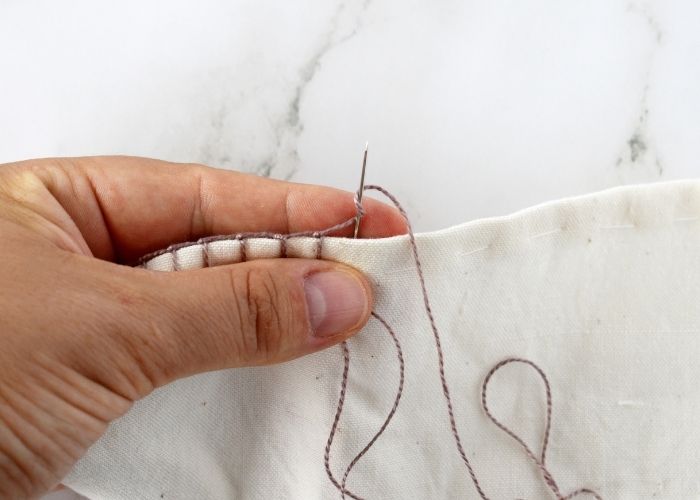 Embellishing the border with Berwick Stitch image