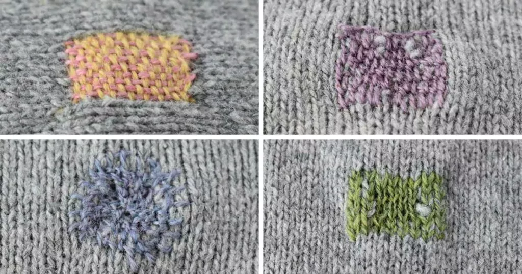 How to Mend Holes in Sweaters - Four Easy Darning Stitches for Knitwear Repair cover image
