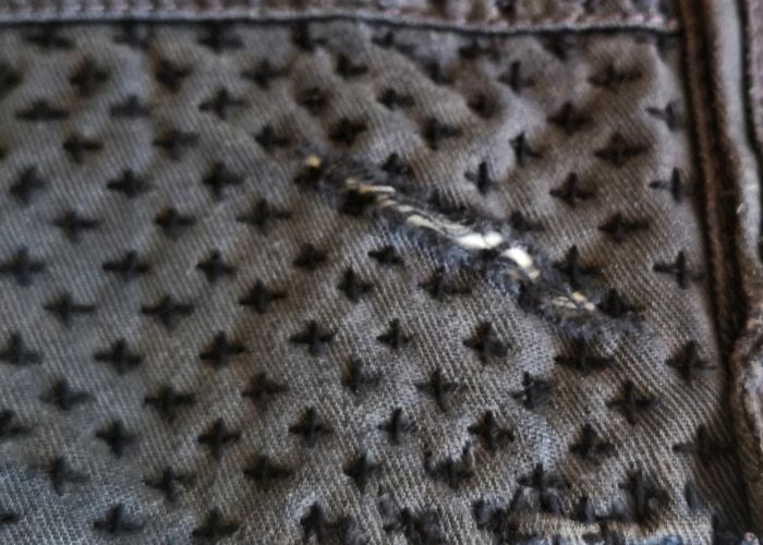 Jujizashi - ten cross stitch - sashiko mending