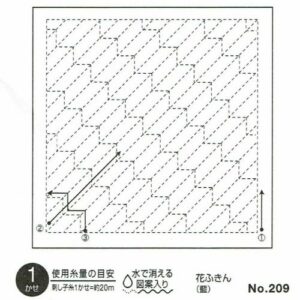 Olympus sashiko pre-printed wash-away pattern sampler on Etsy