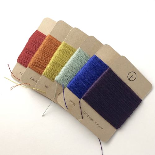 Wool Darning Yarn Card on Etsy