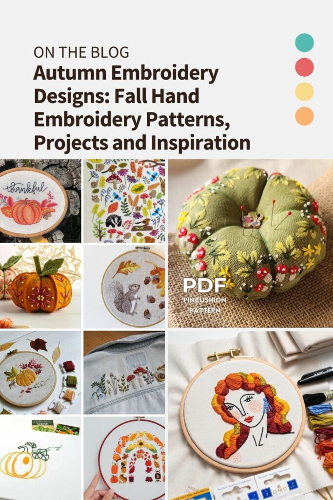 Schemi di ricamo autunnali che ti piaceranno PIN image