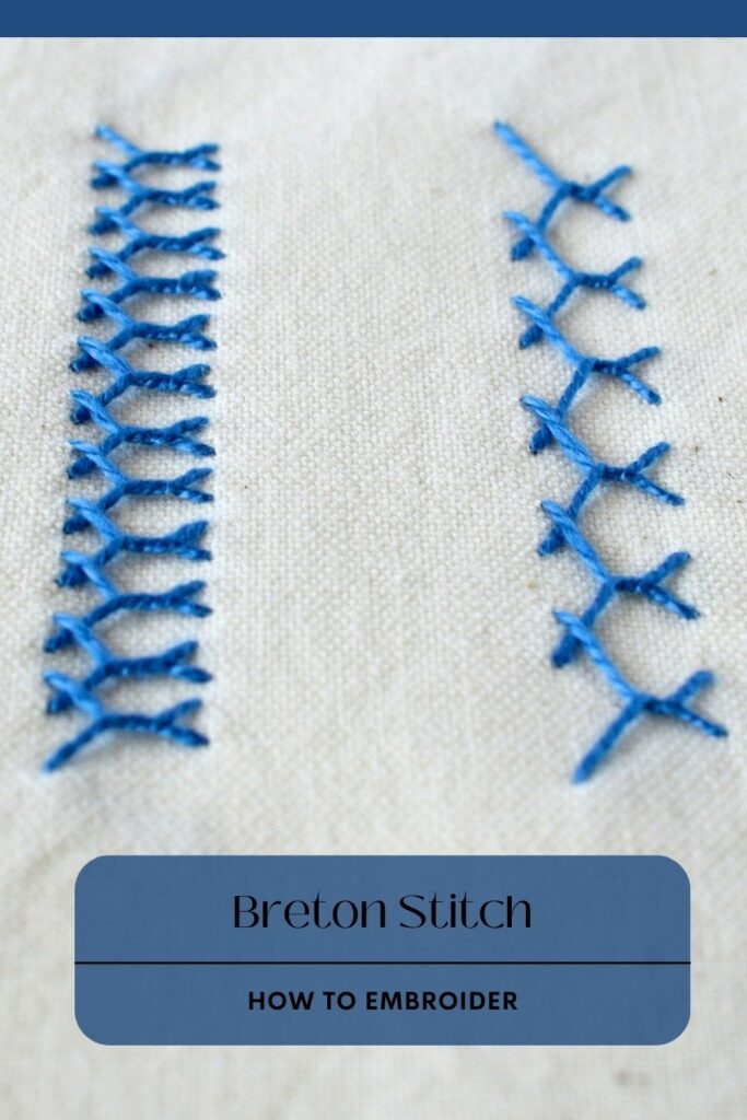 Learn the intriguing decorative variation of Herringbone stitch now! PIN image Learn the intriguing decorative variation of Herringbone stitch now! PIN image