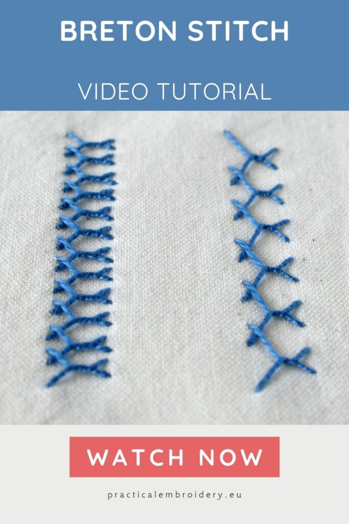 Watch The Breton Stitch Tutorial! PIN image Watch The Breton Stitch Tutorial! PIN image