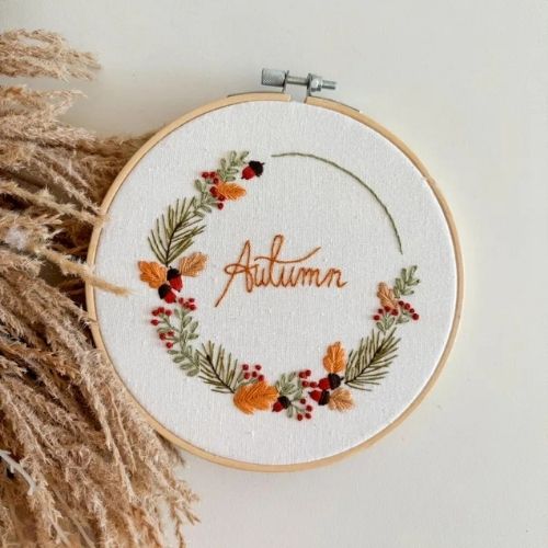 Autunno - Schema di ricamo in PDF di SipkaBipkaEmbroidery su Etsy