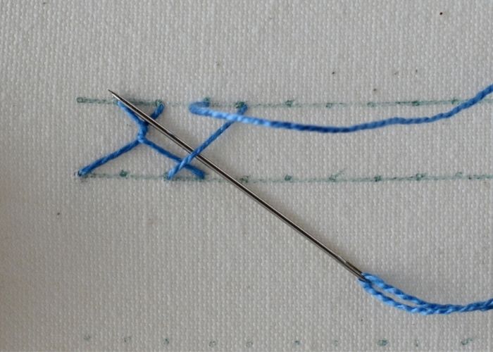 Breton Stitch hand embroidery tutorial step 6 image