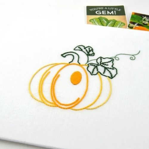 Schema di ricamo per le tavole del raccolto e per Halloween di Fellenn su Etsy