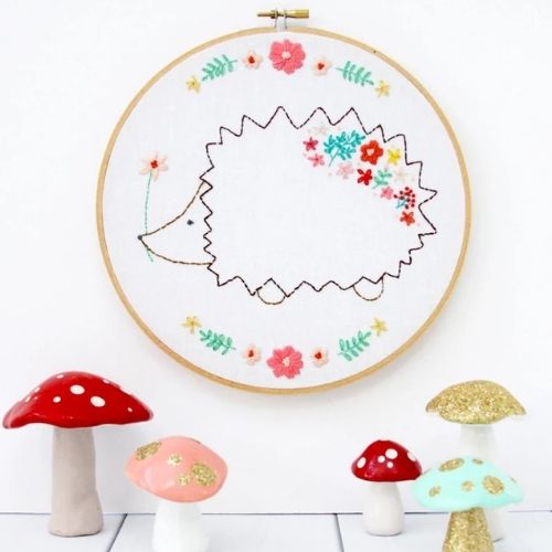 Schema di ricamo in PDF per Harriet l'Edera floreale di FlamingoToes su Etsy