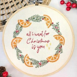 Orange Wreath by Laura from the the Yellow Birdhouse blog