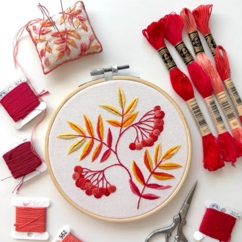 Rowans Golden Autumn Ricamo a mano in PDF da EmbroideryArtbyNatCA su Etsy