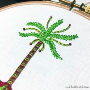 The Christmas Palm Tree by Mary Corbet from Needlenthread