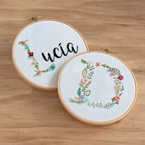 ABC Design - floral embroidery image