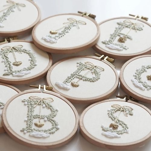 Christmas Pine Letters embroidery image