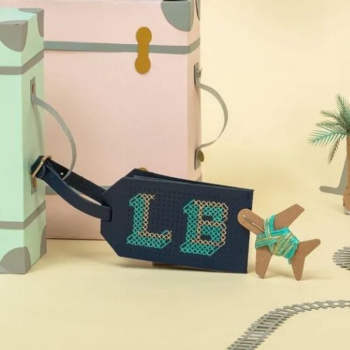 DIY Stitch Your Luggage Tag by HatchGoodsStudio on Etsy