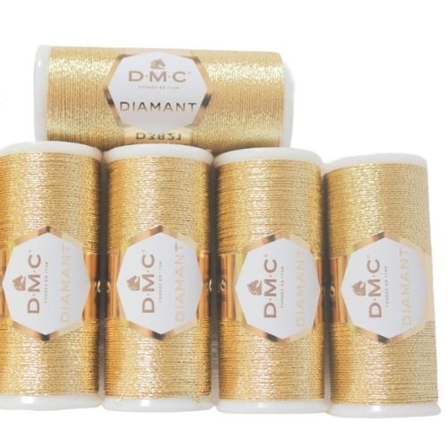 DMC Diamant Metallic Thread on Etsy image
