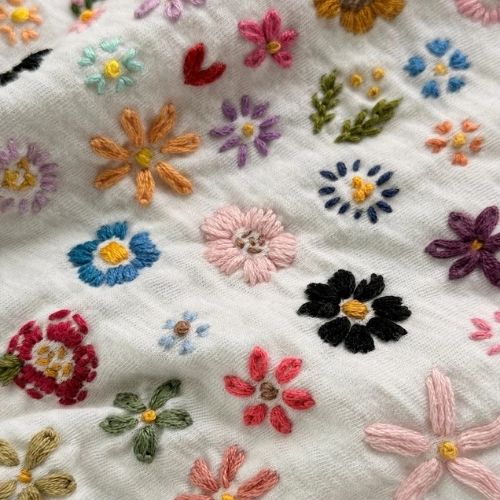 Embroidery Pattern Sketchy Florals for clothing customization by tinkinstitches on Etsy