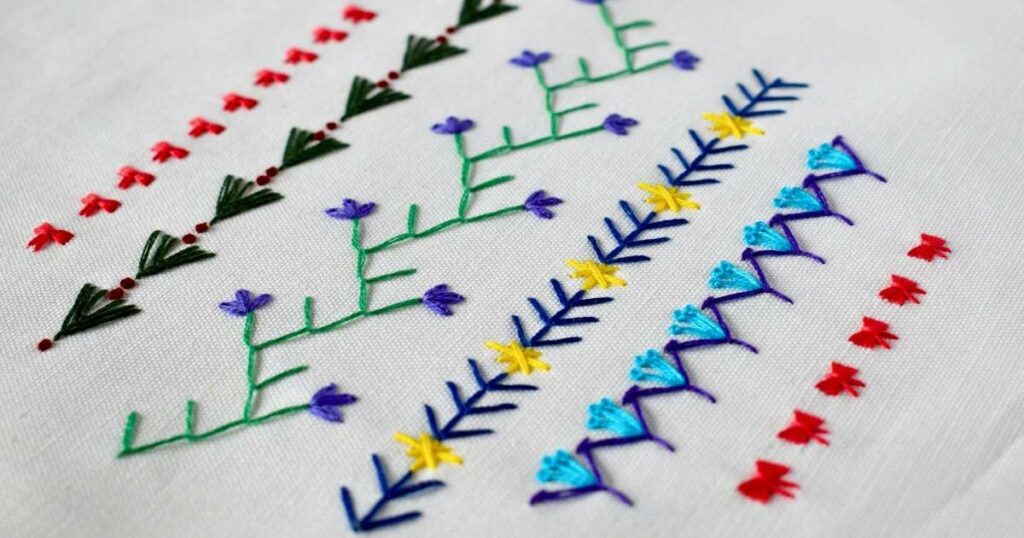 Five Simple Border Embroidery Designs For Absolute Beginners Basic Stitches For Decorative Borders Cover image