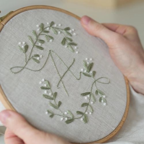 Letter Embroidery Pattern & Video Tutorial (A-Z) 