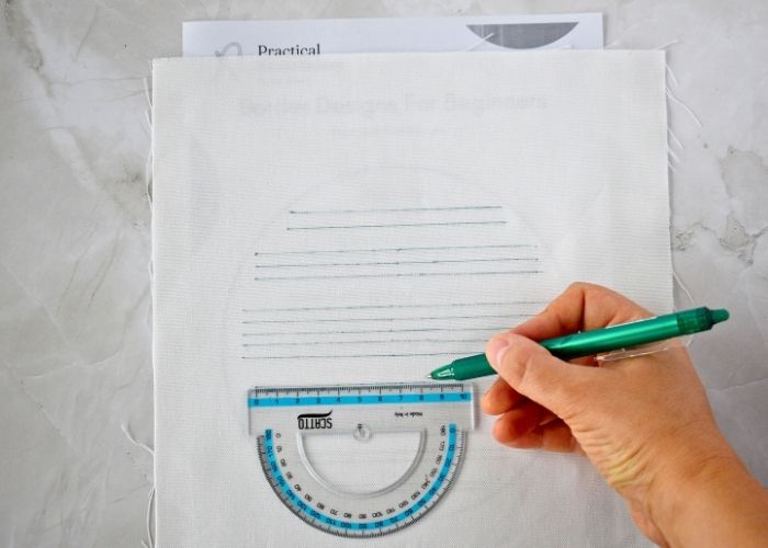 Pattern transfer with friction pen image