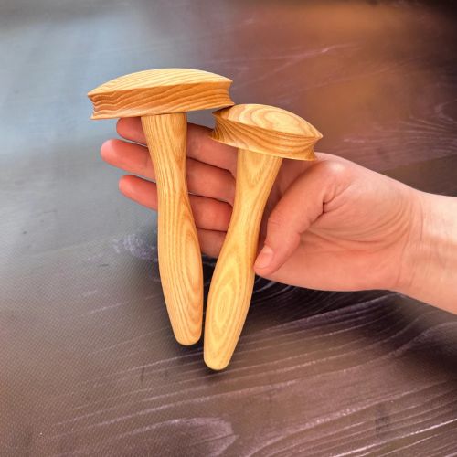 Darning Mushroom with rubber band on Etsy