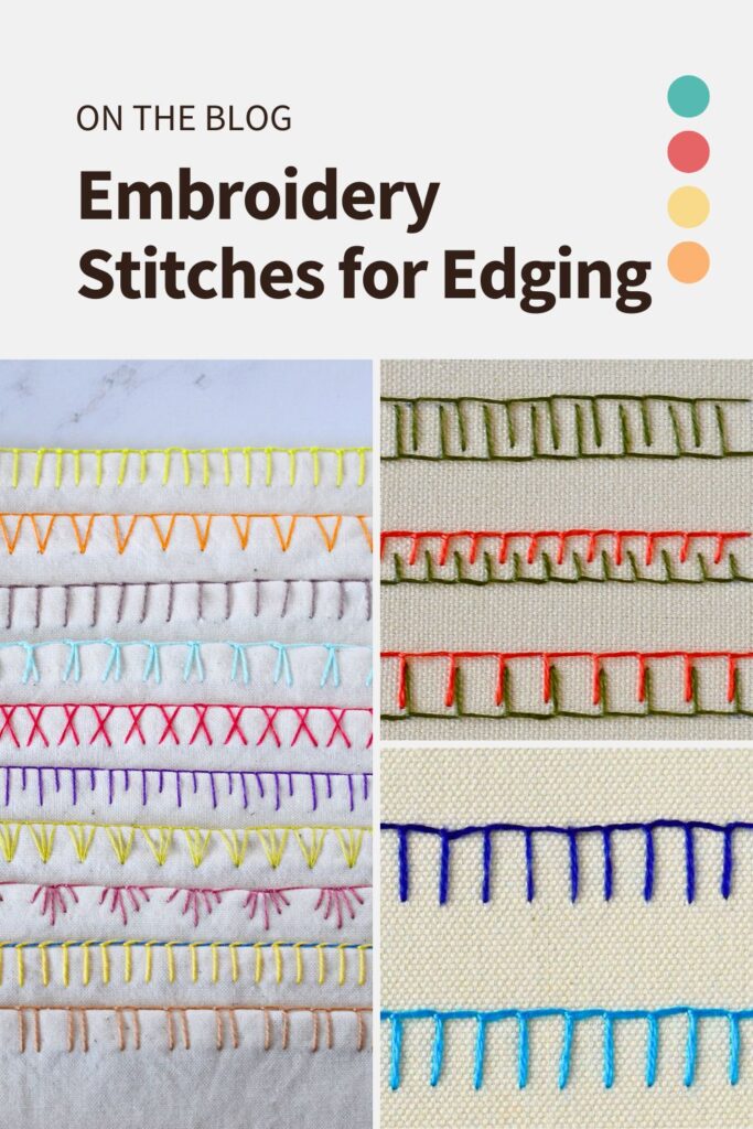 Idées de bordures de broderie de niveau supérieur PIN image