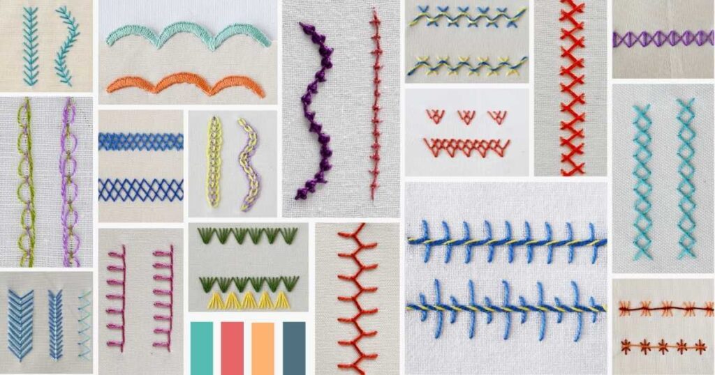 Border Embroidery Stitches page cover image