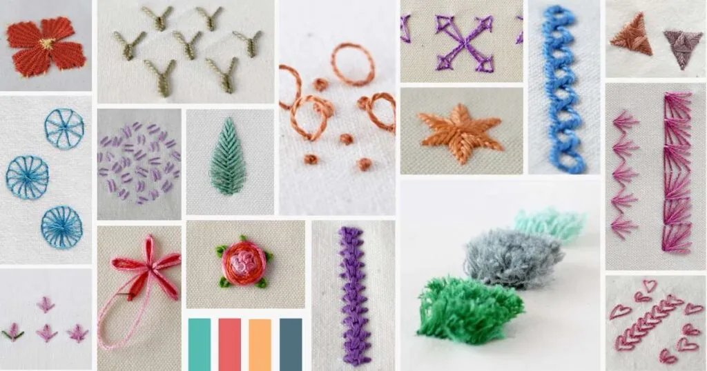 Decorative embroidery stitches - page cover image