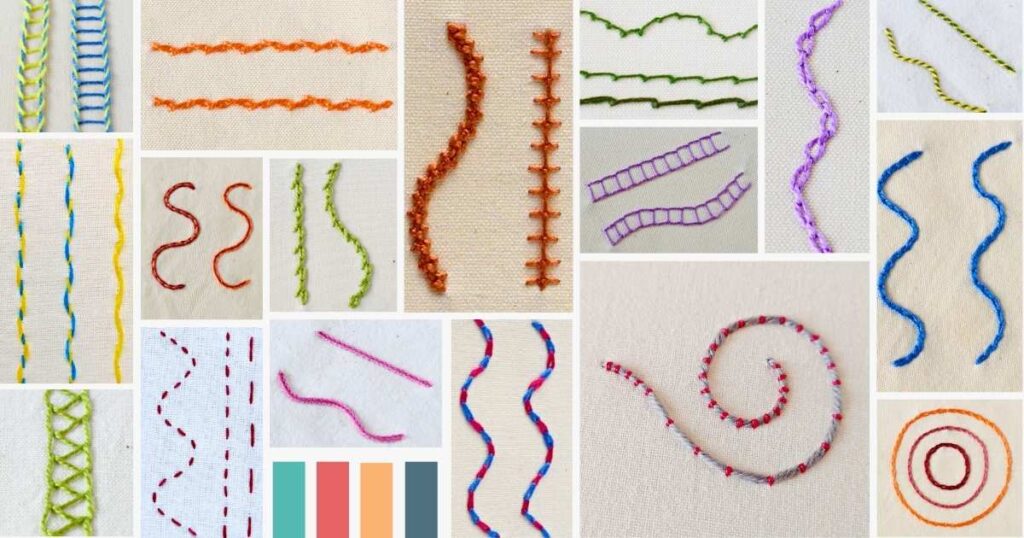 Embroidery Outline Stitches page cover image