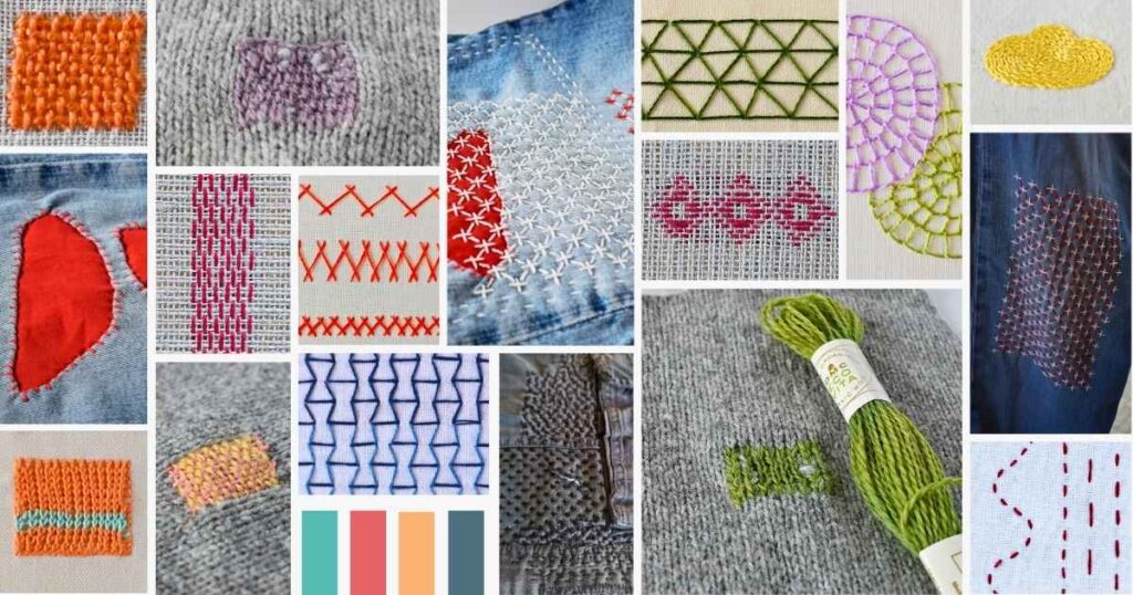 Immagine di copertina dei punti di ricamo per rammendo a vista