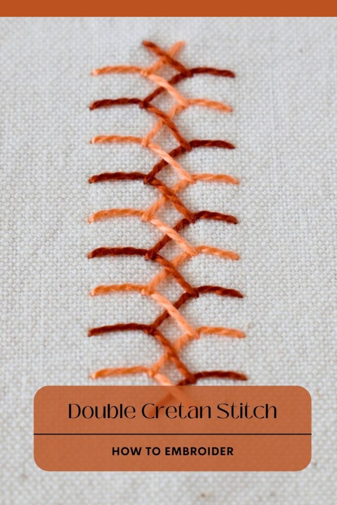 Laced & Layered: Master Double Cretan Stitch PIN image
