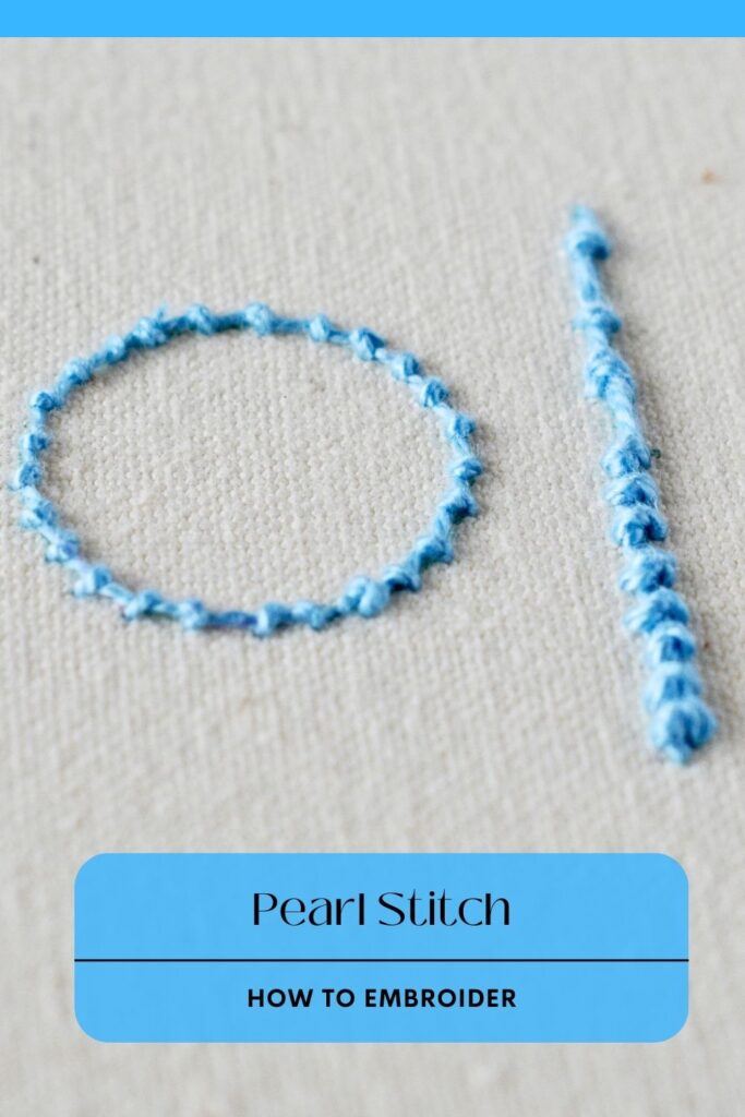 Punto nodino classico per bellissimi contorni ricamati PIN image