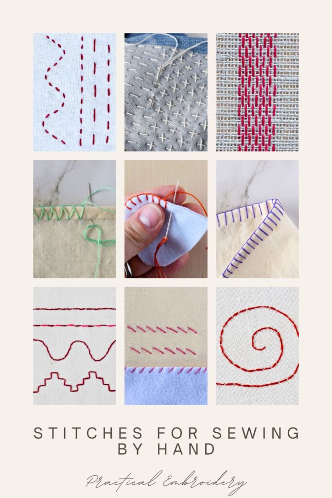 Hand Sewing Stitches Every Maker Should Know PIN image