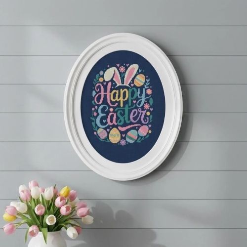 Easter Bunny - Cross stitch PDF pattern by NeedleArtPoint image