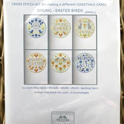 Happy Easter Cards to Stitch and Make - Cross stitch kit by Riverdrift House image