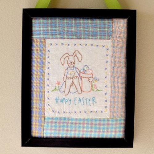 Happy Easter - Free embroidery pattern on the Blue Susan Makes blog image