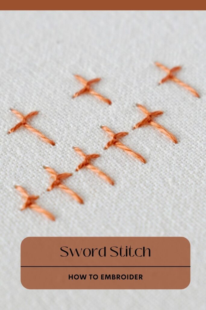 Beautiful Knot Stitch for Borders and Fillings PIN image